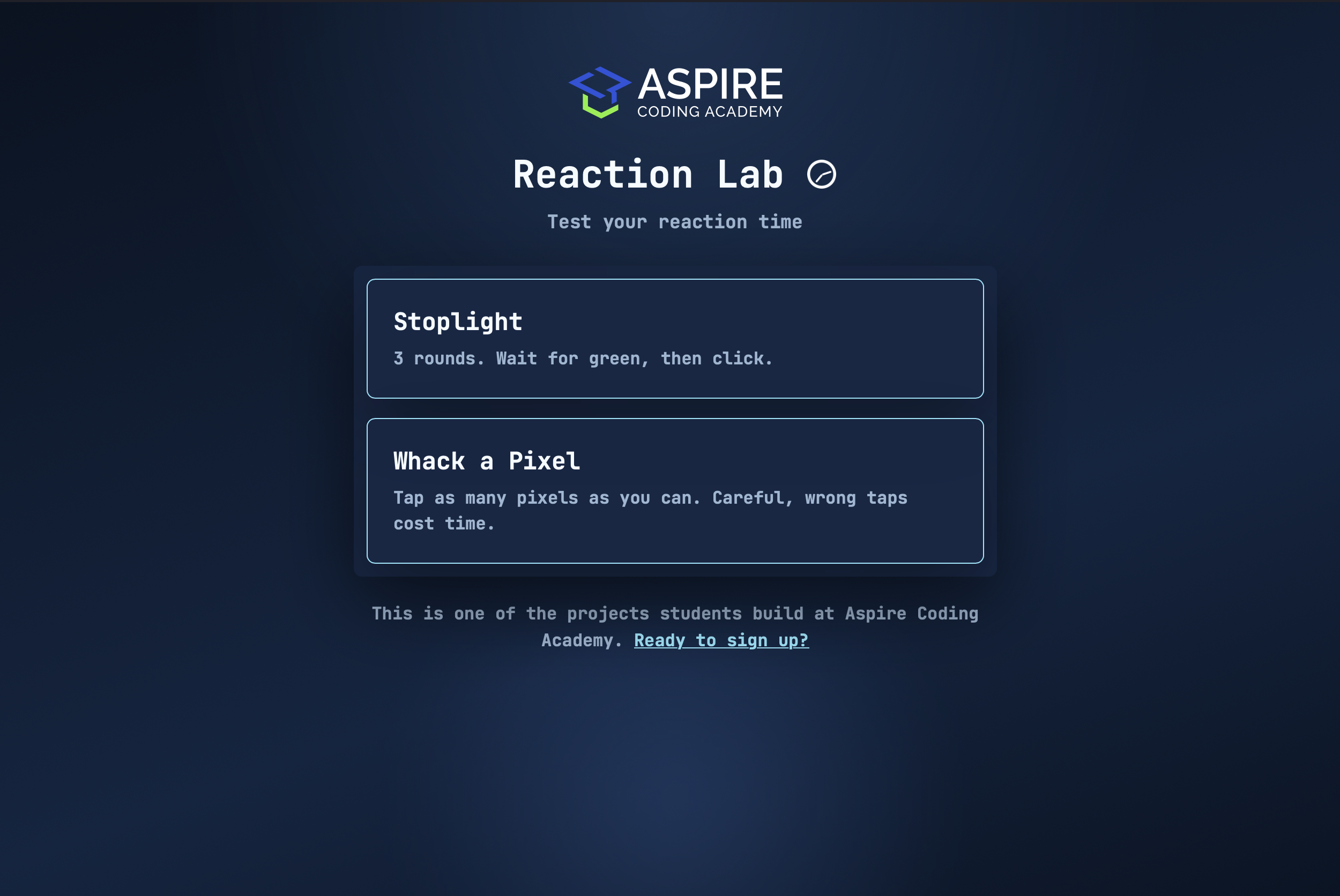 Reaction Lab by Advanced